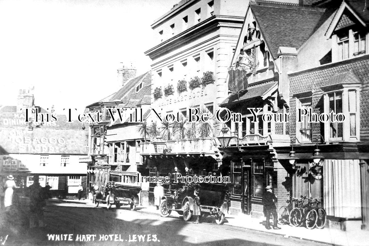 SX 2332 - White Heart Hotel, Lewes, Sussex c1915