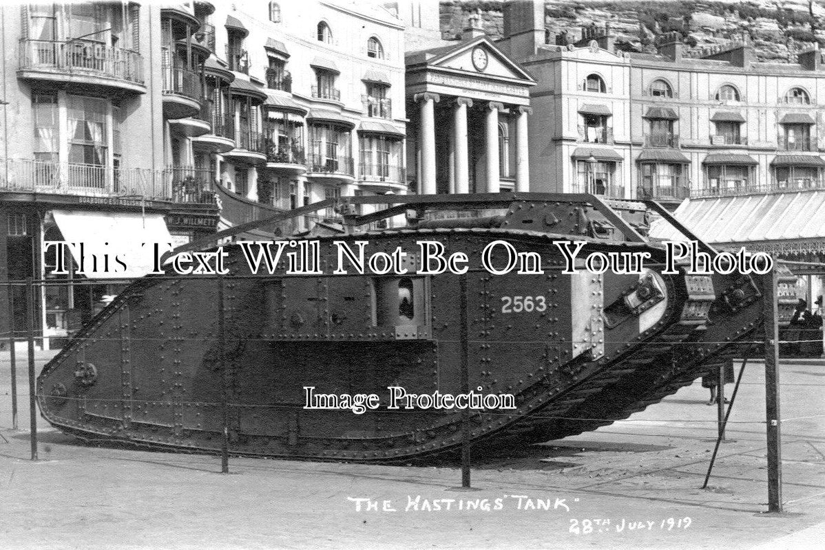 SX 2353 - The Hastings Tank, Sussex WW1 1919