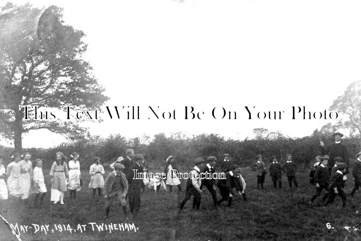 SX 2715 - May Day At Twineham, Sussex 1914