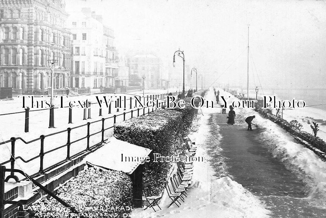 SX 2727 - Eastbourne Grand Parade Storm Blizzard, Sussex 1908