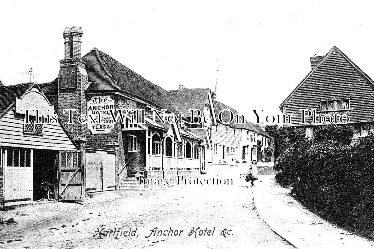 SX 2912 - The Anchor Hotel & Garage, Hartfield, Sussex