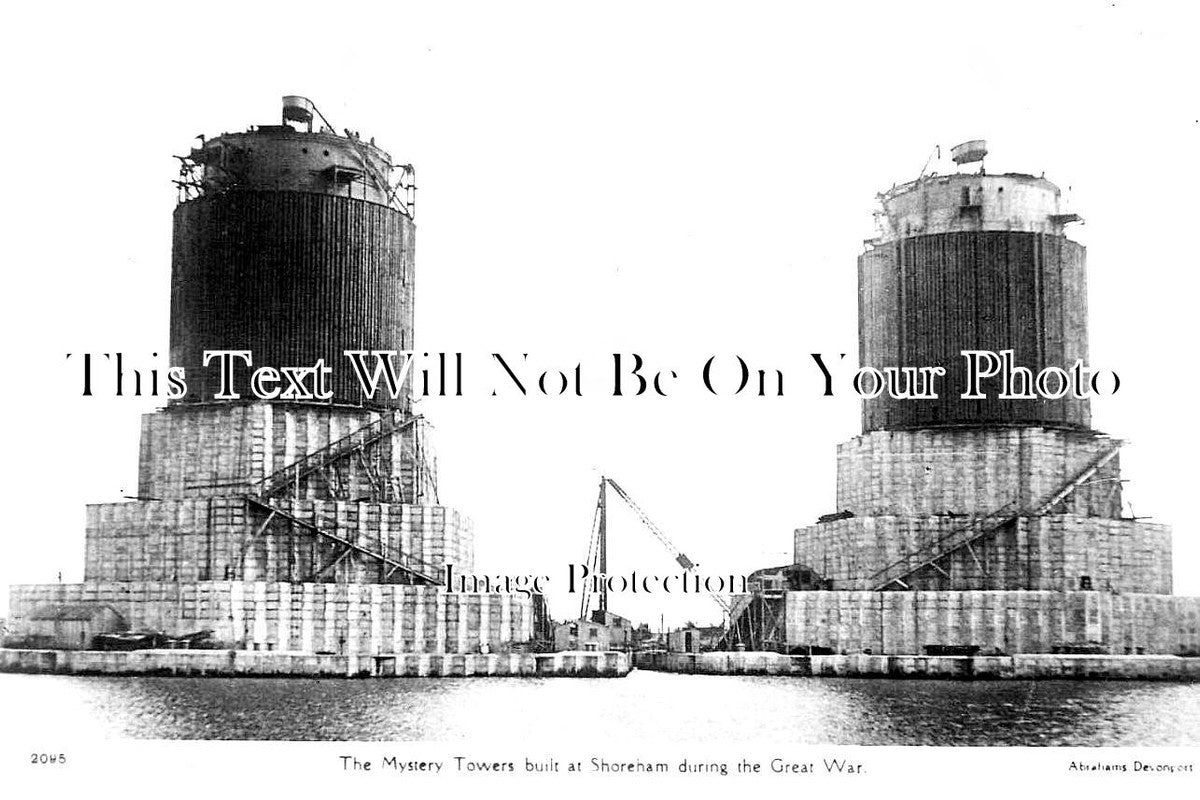 SX 2974 - Mystery Towers Built At Shoreham, Sussex