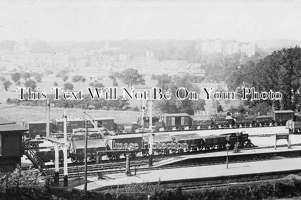 SX 330 - Arundel Railway Station, West Sussex c1914