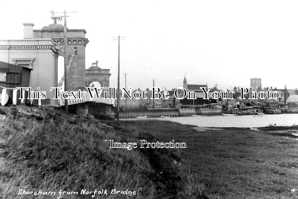 SX 3398 - Shoreham From Norfolk Bridge, Sussex