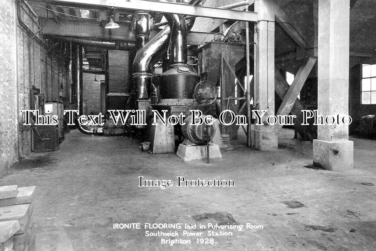 SX 3443 - Ironite Flooring, Southwick Power Station, Brighton, Sussex 1928