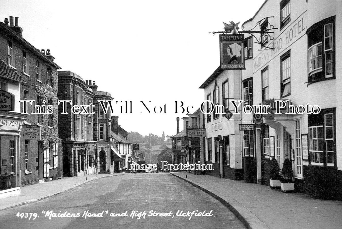SX 3450 - Maidens Head & High Street, Uckfield, Sussex