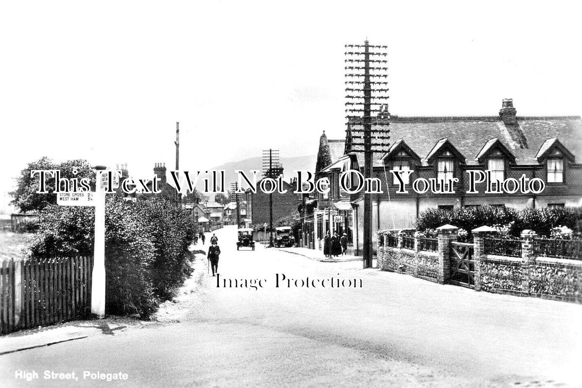 SX 3468 - High Street, Polegate, Sussex c1933
