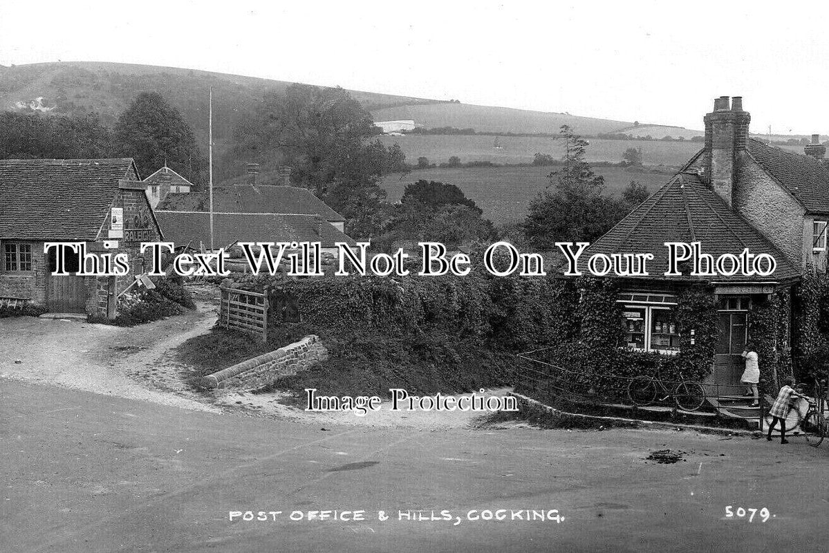 SX 3475 - Post Office & Hills, Cocking, Sussex