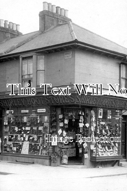 SX 3490 - Shirley Street Shoe Store Shop Front, Hove, Sussex