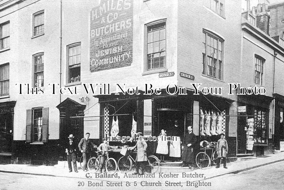 SX 3551 - Kosher Butcher Shop, Bond & Church Street, Brighton, Sussex