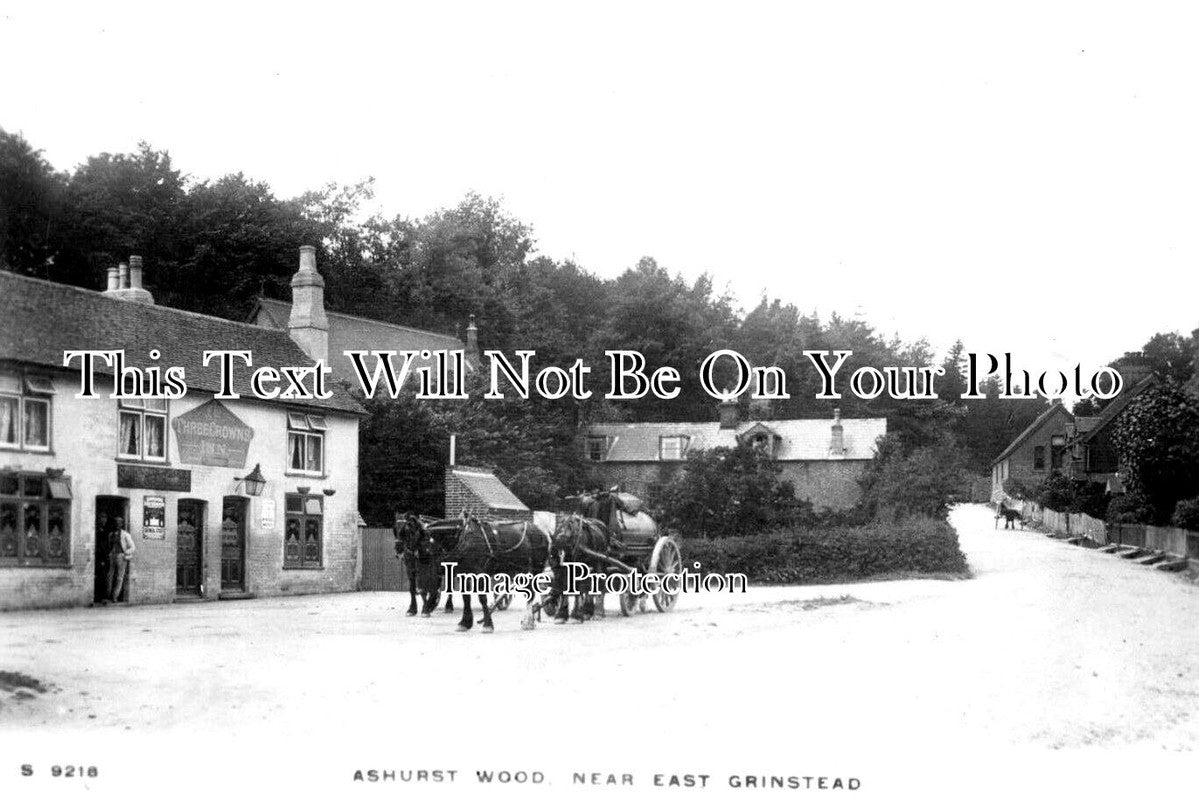 SX 3556 - Three Crowns Inn Pub, Ashurst Wood Near East Grinstead, Sussex