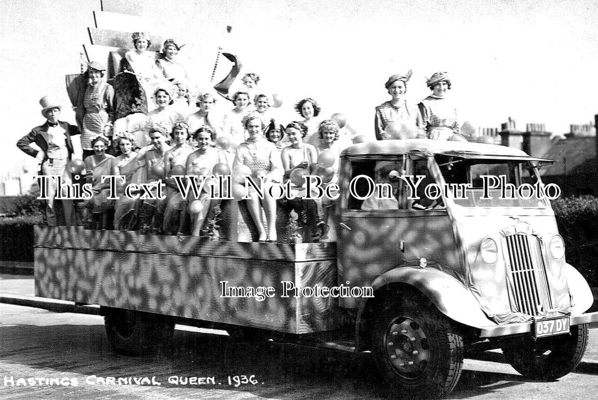 SX 3597 - Hastings Carnival Queen, Sussex c1936