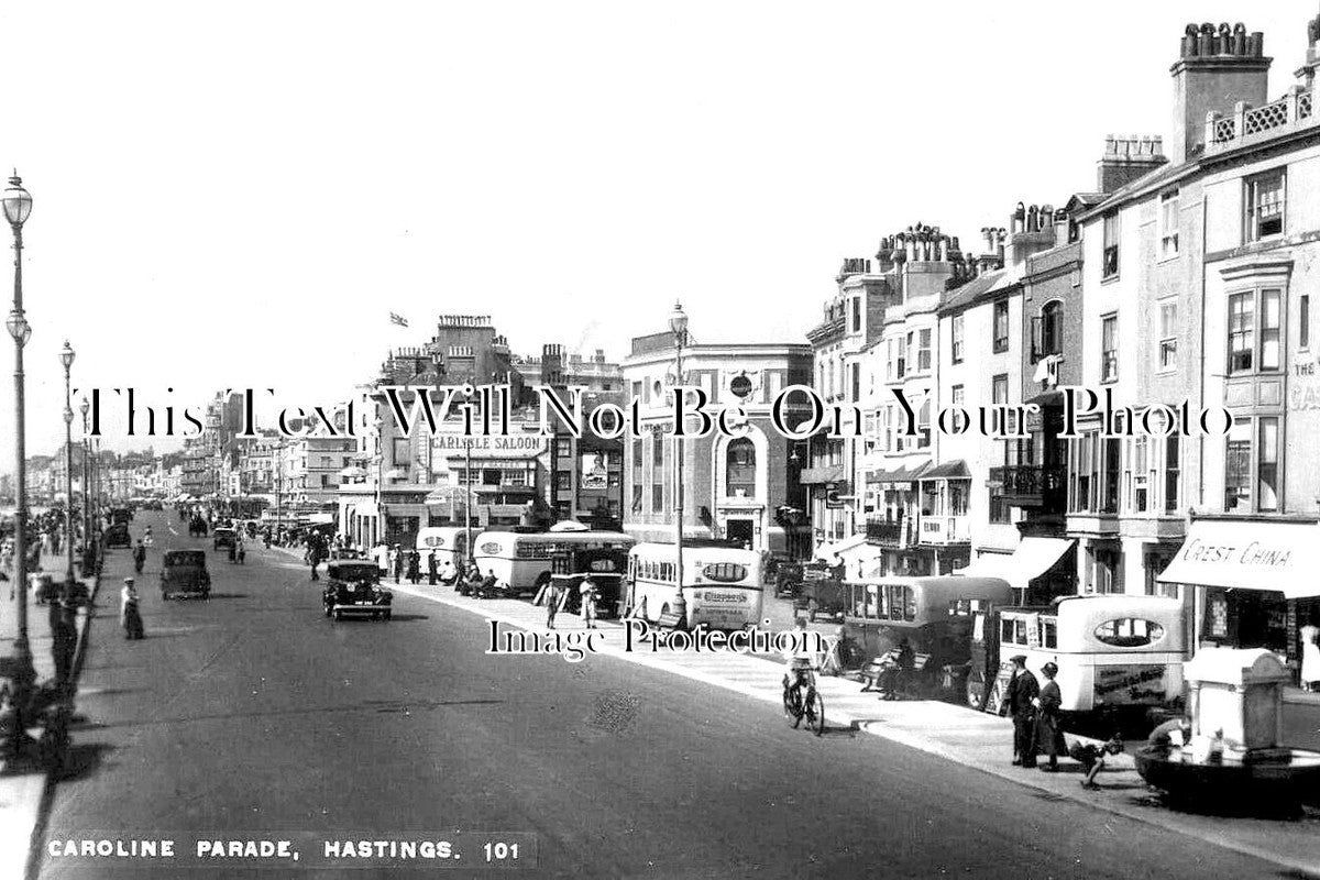 SX 3653 - Caroline Parade, Hastings, Sussex