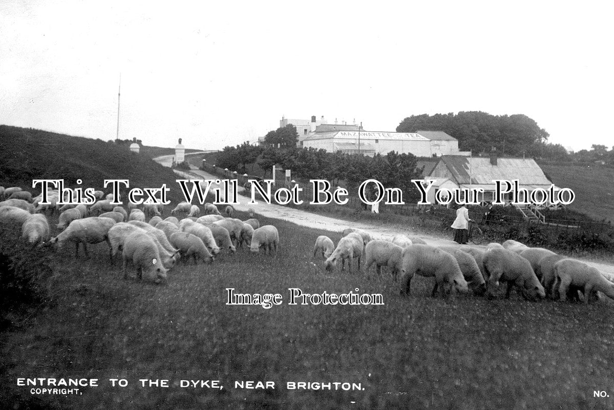 SX 3665 - Entrance To The Dyke Near Brighton, Sussex c1915