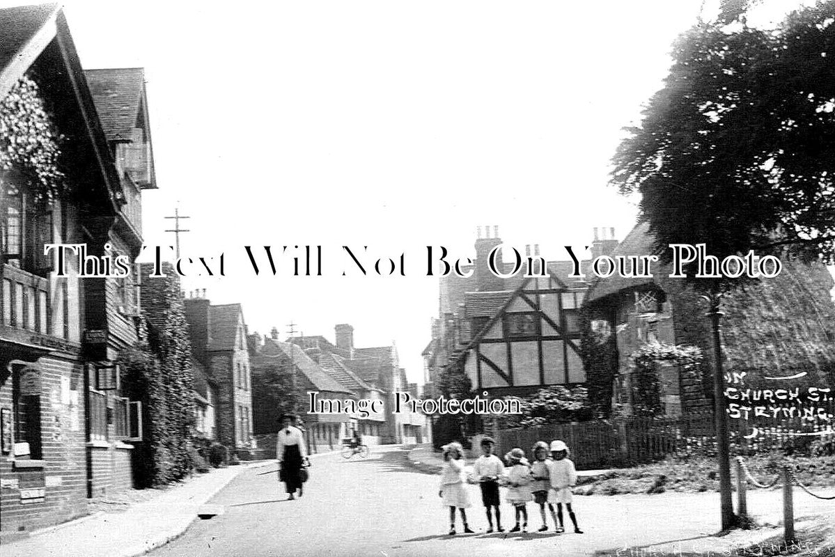 SX 3671 - Church Street, Steyning, Sussex c1910