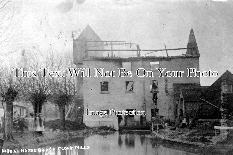 SX 369 - Fire At Horsebridge Flour Mills, Hailsham, Sussex