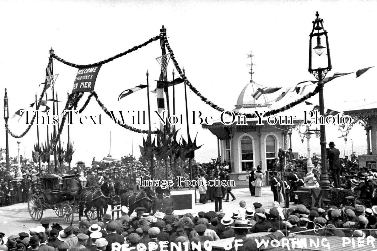 SX 3728 - Re-Opening Of Worthing Pier, Sussex 1914