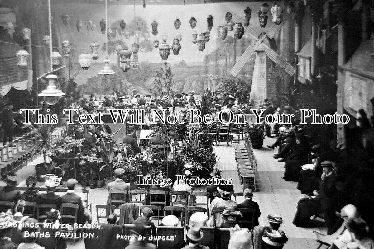 SX 3761 - Hastings Winter Season, Baths Pavilion, Sussex