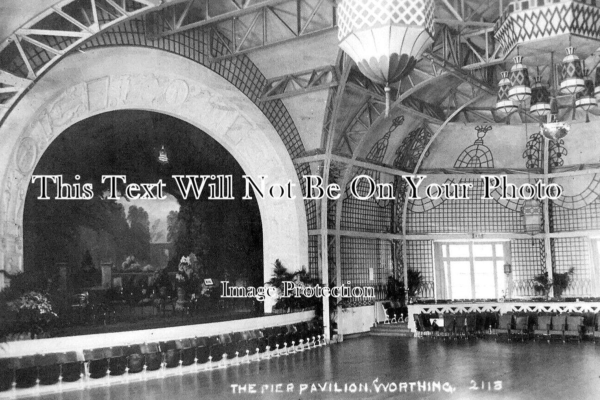 SX 3814 - The Pier, Pavilion, Worthing, Sussex c1931