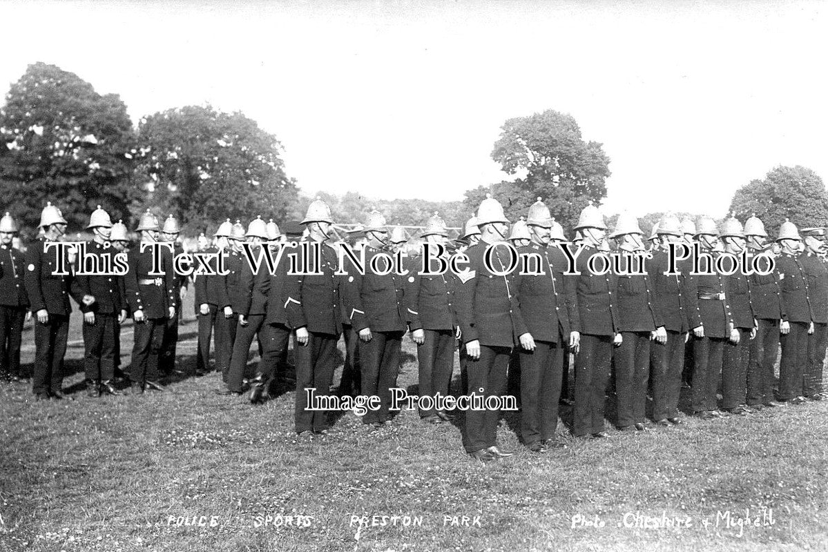 SX 3827 - Police Sports, Preston Park, Brighton, Sussex c1906