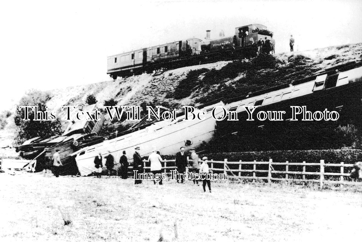 SX 3872 - Heathfield Mayfield Railway Train Accident, Sussex 1897