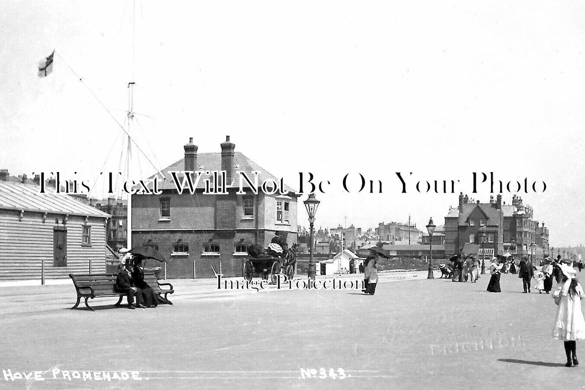 SX 3875 - Hove Promenade, Sussex c1907