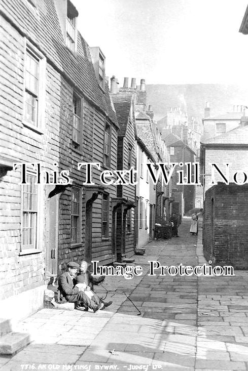 SX 3903 - An Old Hastings Byway, Now Lost, Hastings, Sussex