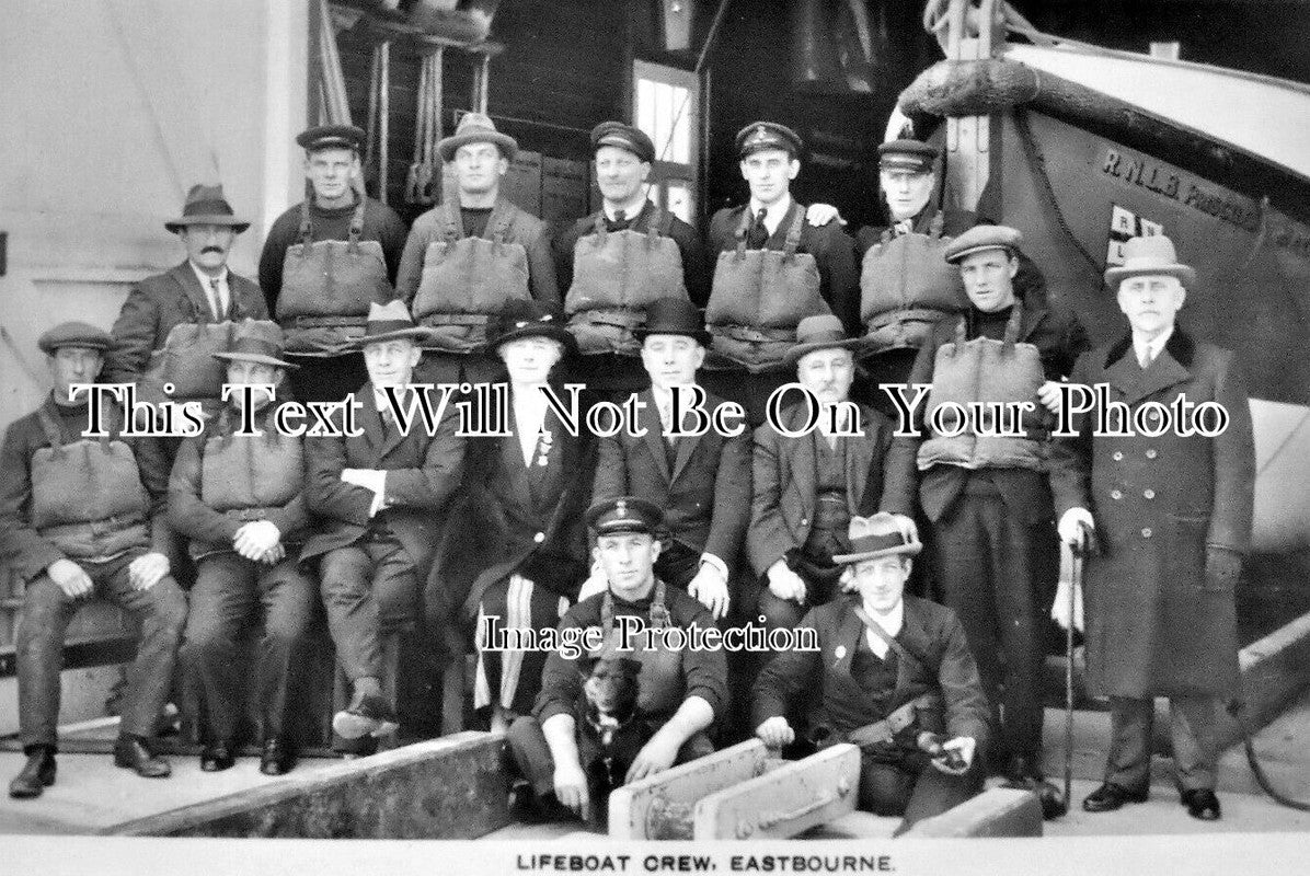 SX 4066 - Lifeboat Crew, Eastbourne, Sussex