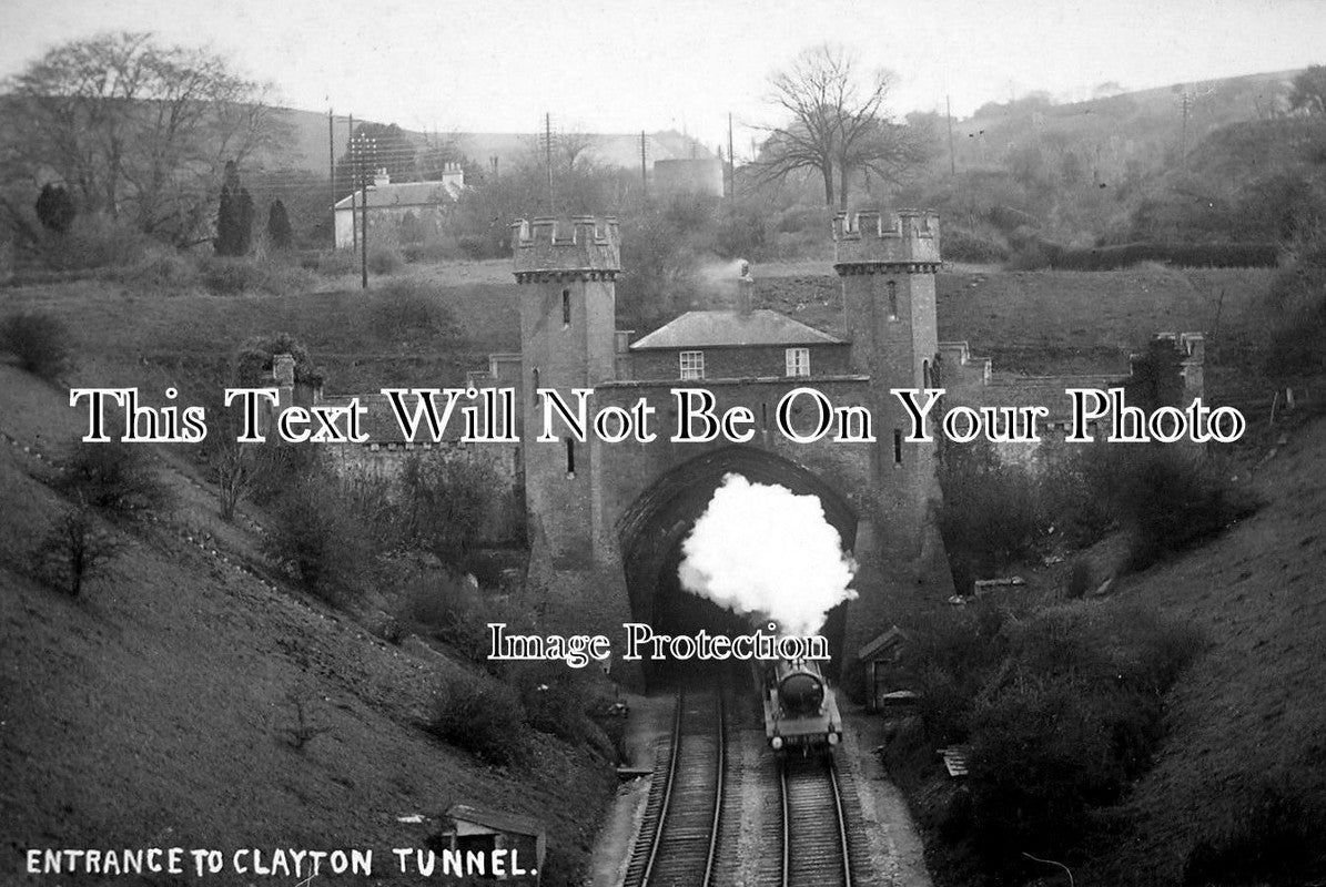SX 412 - Entrance To Clayton Railway Tunnel, Hassocks, Sussex