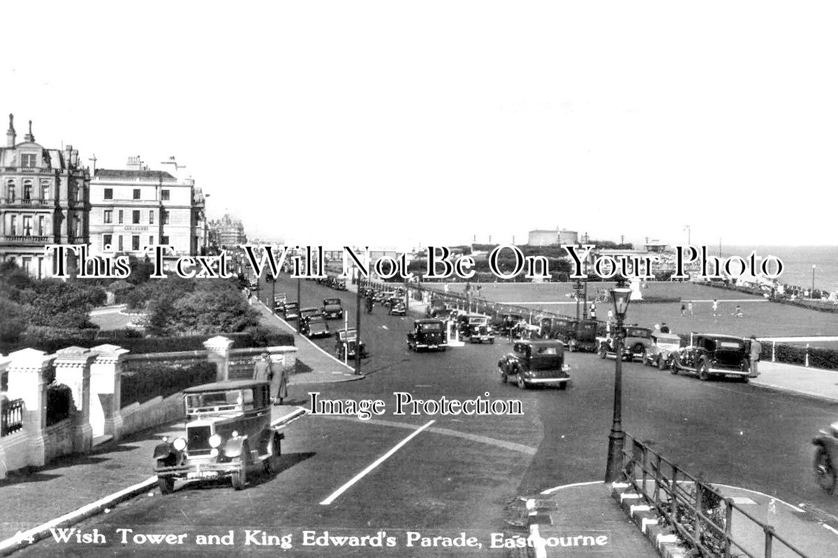 SX 4144 - Wish Tower & King Edwards Parade, Eastbourne, Sussex