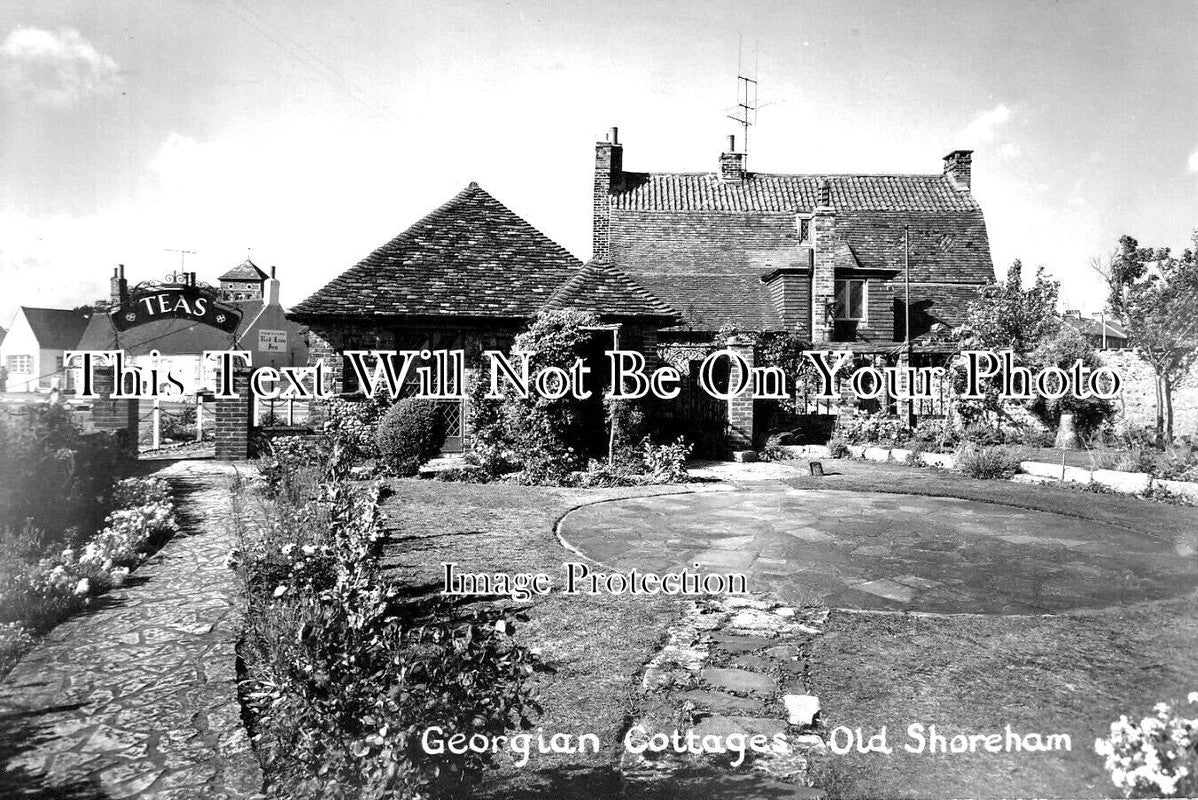 SX 4163 - Georgian Cottages, Old Shoreham, Sussex