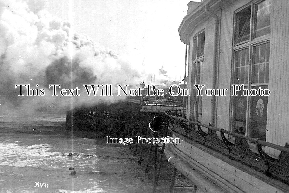 SX 4247 - Hastings Pier Fire, Sussex