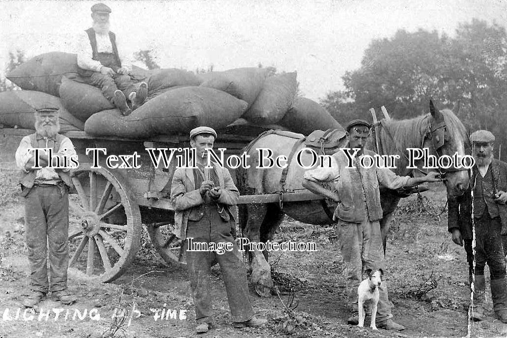 SX 428 - Lighting Up Time, Frant, Sussex c1906