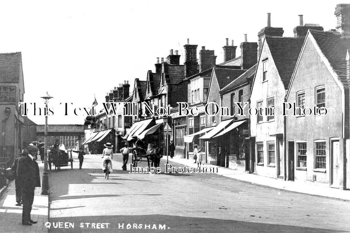 SX 4295 - Queen Street, Horsham, Sussex c1911