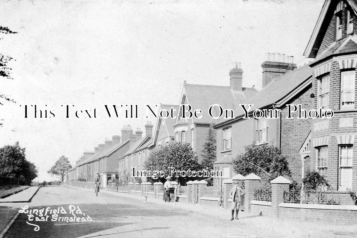 SX 433 - Lingfield Road, East Grinstead, Sussex c1911