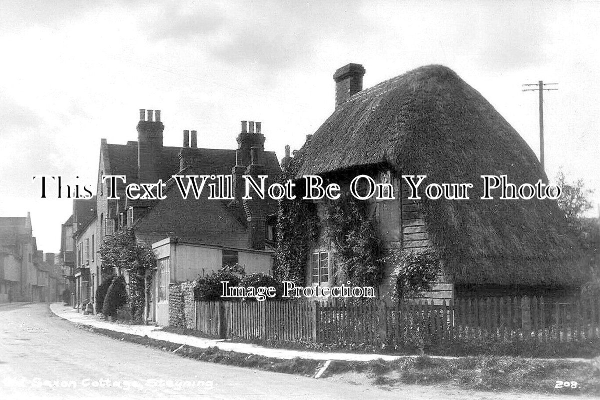 SX 4783 - Old Saxon Cottages, Steyning, Sussex