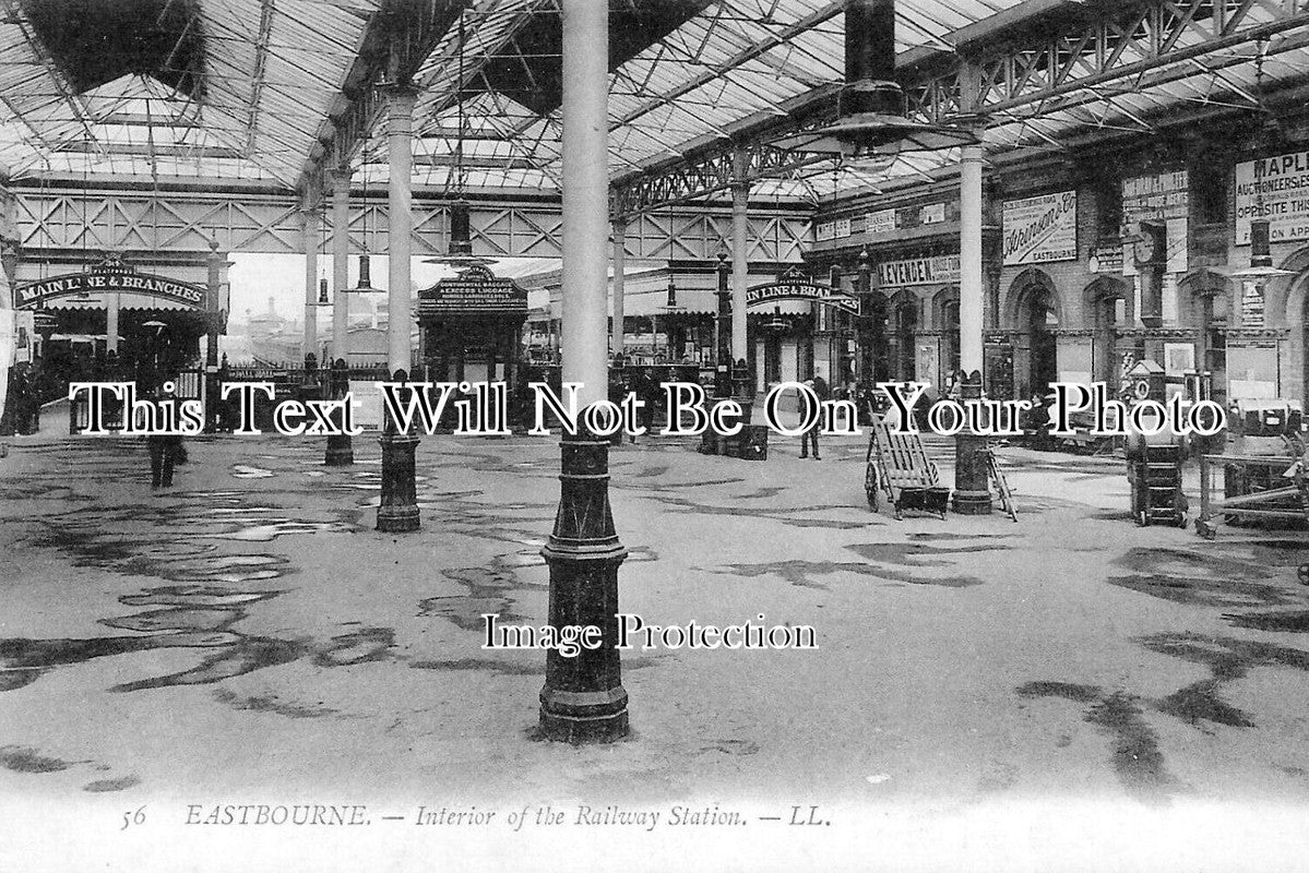 SX 5137 - Eastbourne Railway Station, Sussex c1916