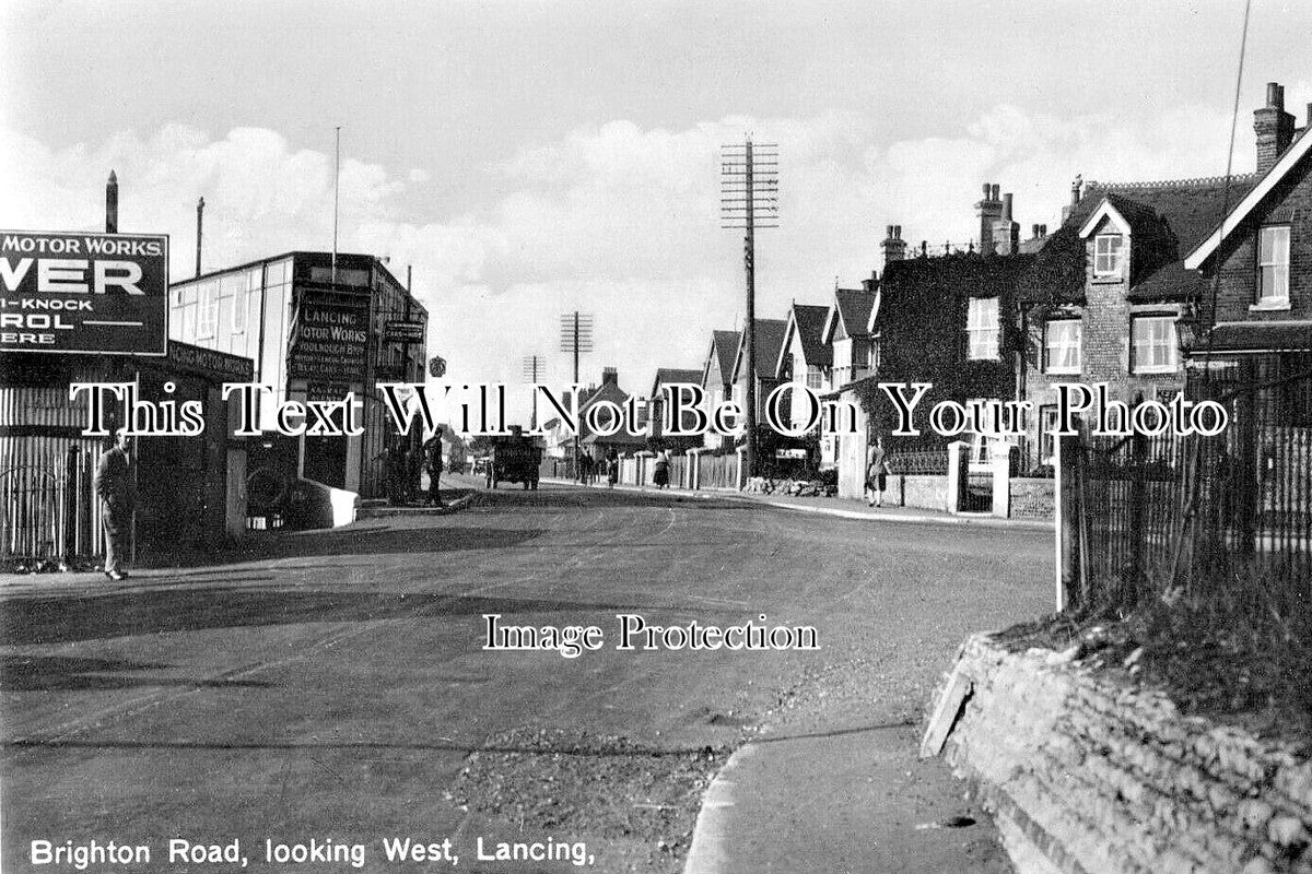 SX 5144 - Brighton Road Looking West, Lancing, Sussex