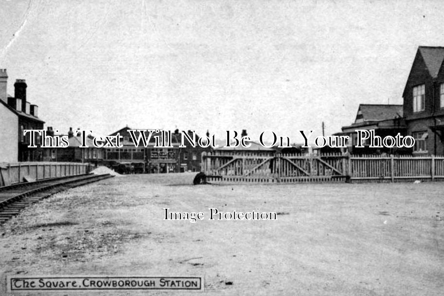 SX 529 - The Square, Crowborough Railway Station, Sussex