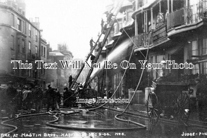 SX 531 - Mastin's Fire, Hastings, Sussex 1904