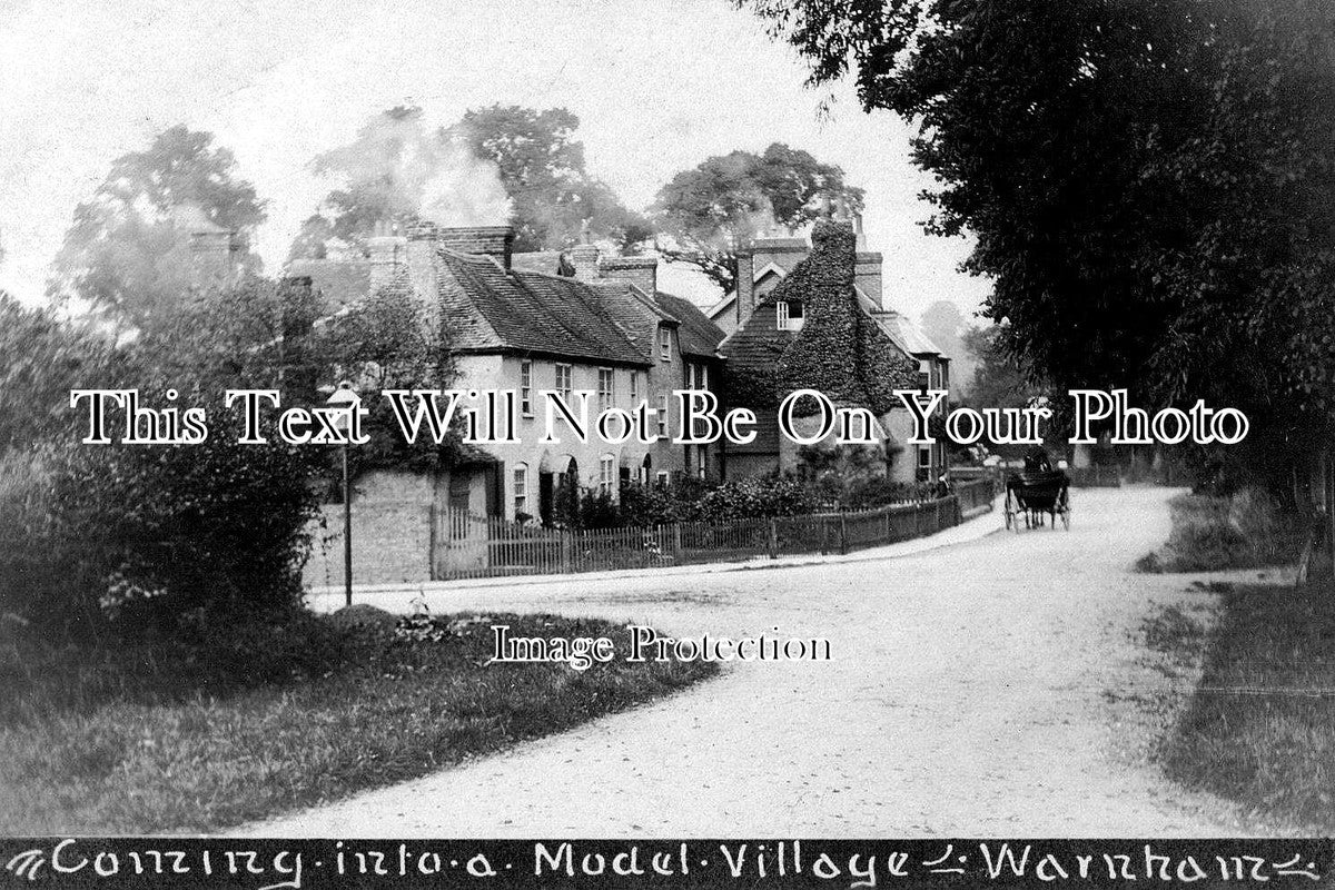 SX 58 - Coming Into A Model Village, Warnham, Sussex