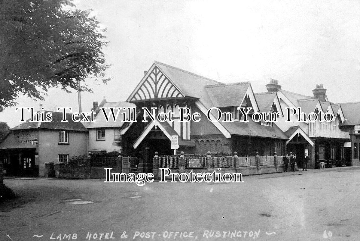 sx-5862-the-lamb-hotel-post-office-rustington-sussex-jb-archive