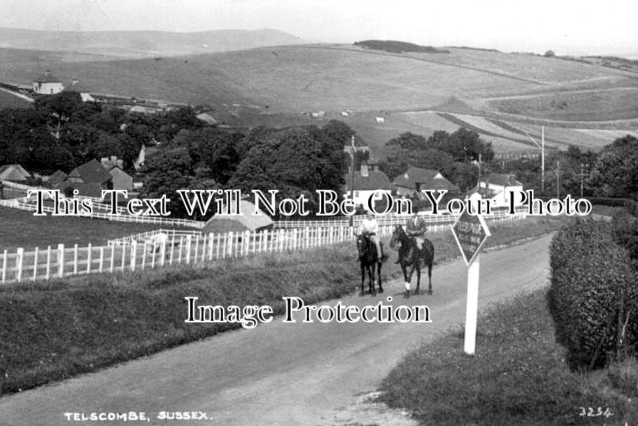 SX 5865 - Telscombe, Sussex c1934