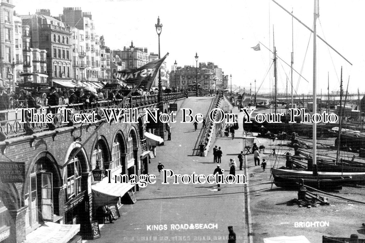 SX 5912 - Kings Road & Beach, Brighton, Sussex