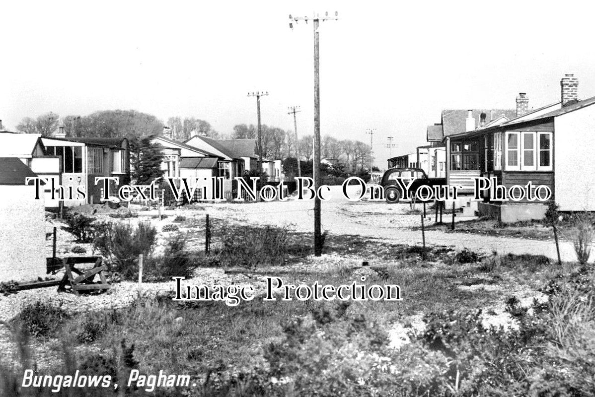SX 5913 - Bungalows At Pagham, Sussex c1948