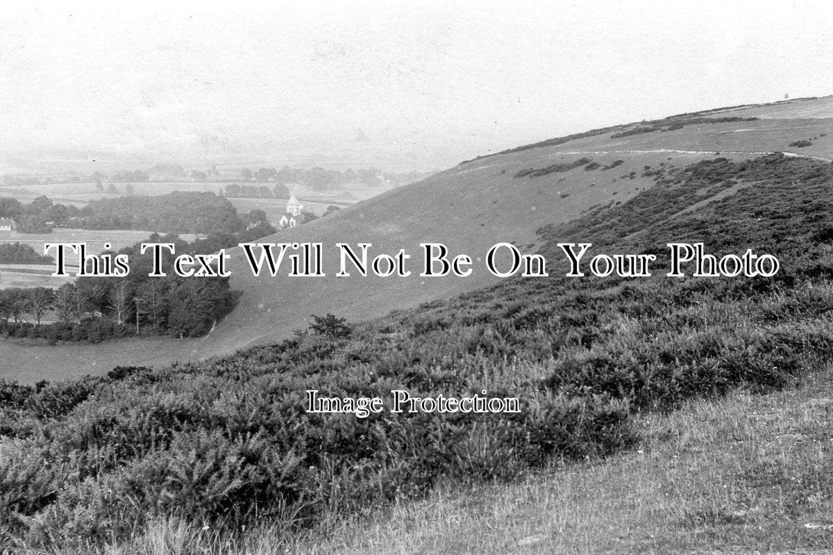 SX 681 - Offham Hills, Sussex c1908
