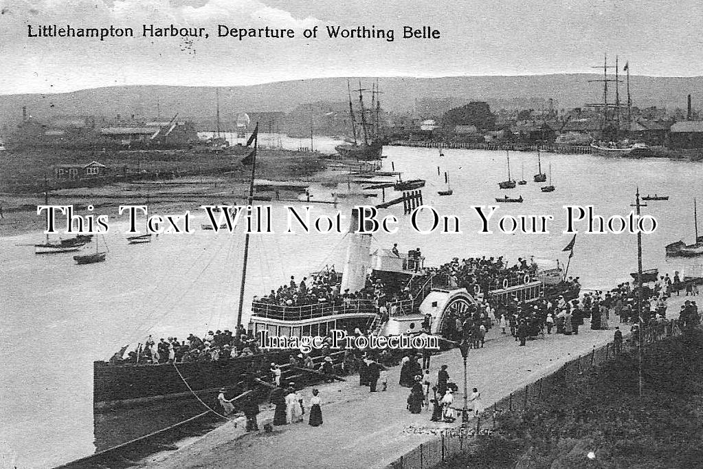SX 699 - Departure Of Worthing Belle, Littlehampton Harbour, Sussex