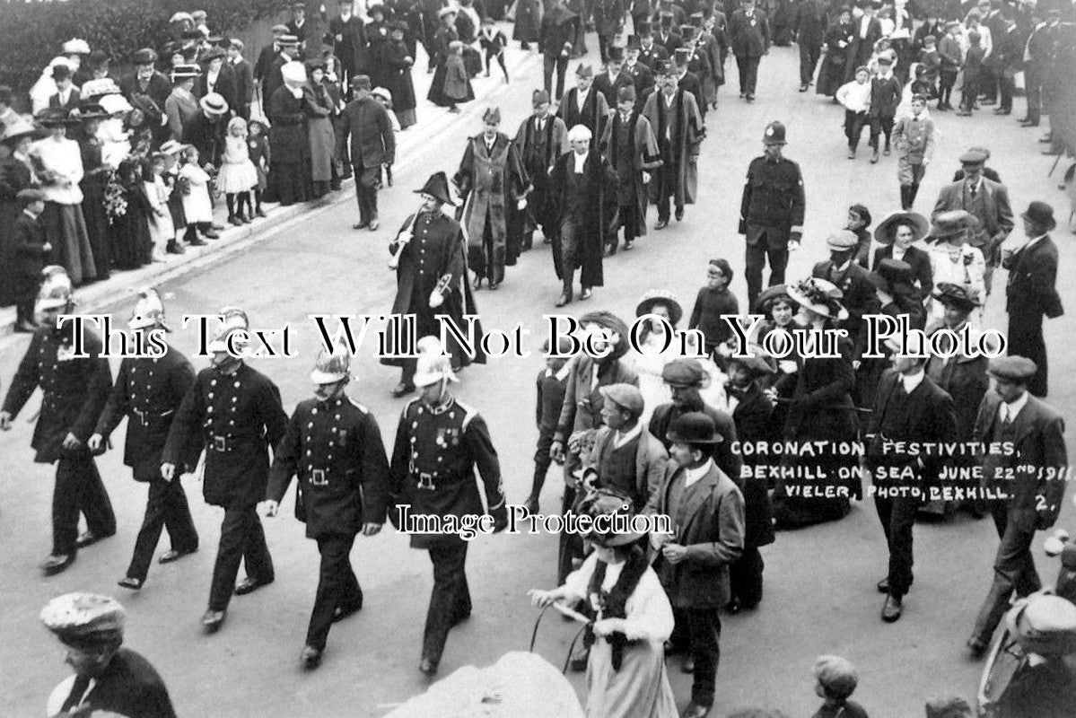 SX 722 - Coronation Festivities, Bexhill-On-Sea, Sussex 1911