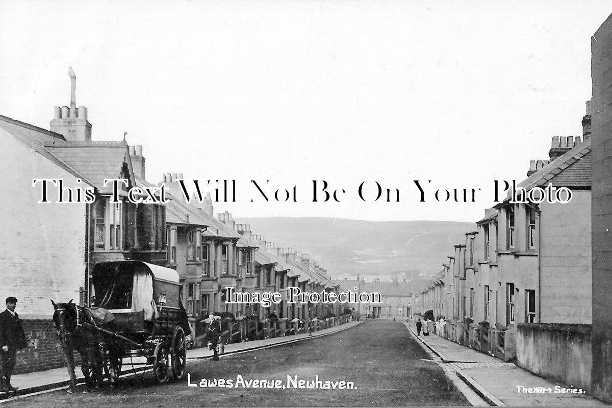 SX 829 - Lawes Avenue, Newhaven, Sussex c1912