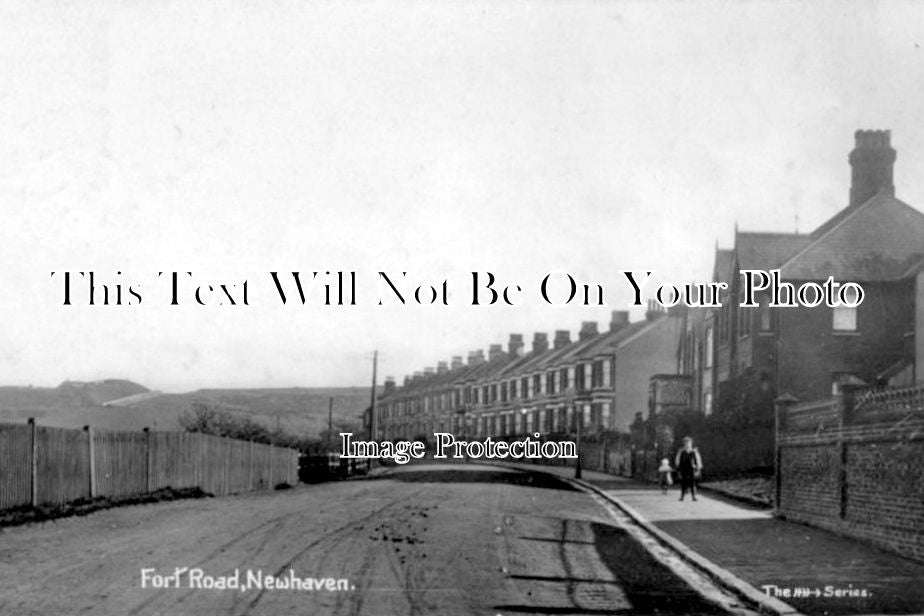 SX 860 - Fort Road, Newhaven, Sussex c1910